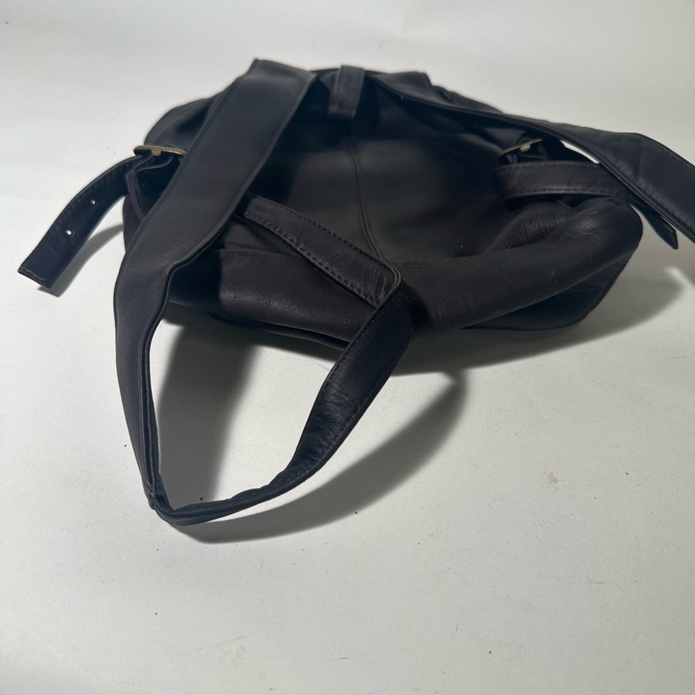 Black Structured Backpack With Durable Fabric - image 6